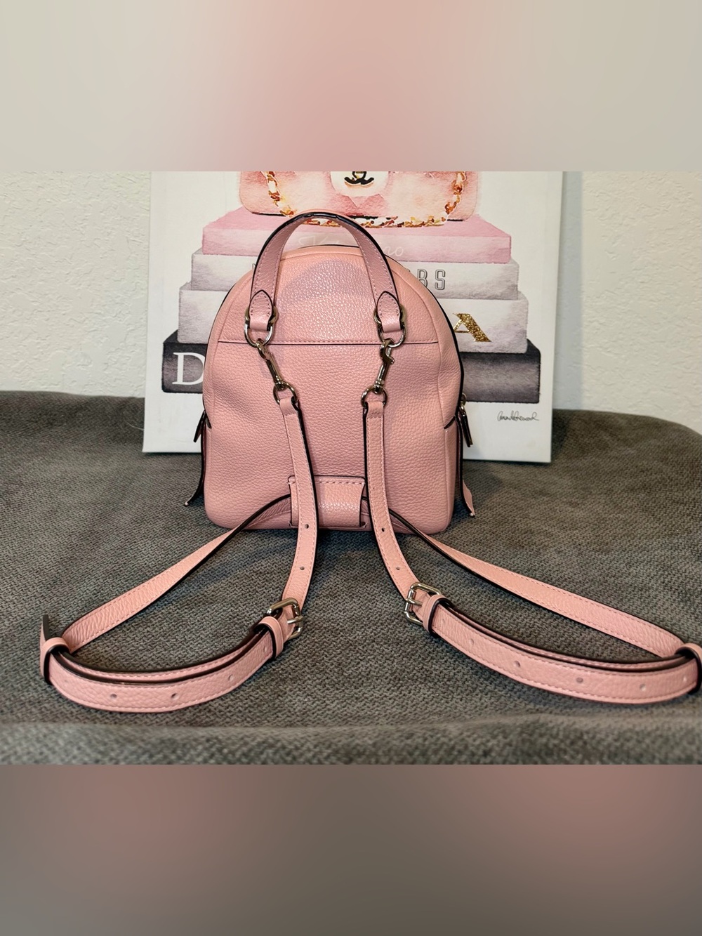 Coach Pink Andi Convertible Mini Backpack No. L1861-F30530 - Picture 10 of 11